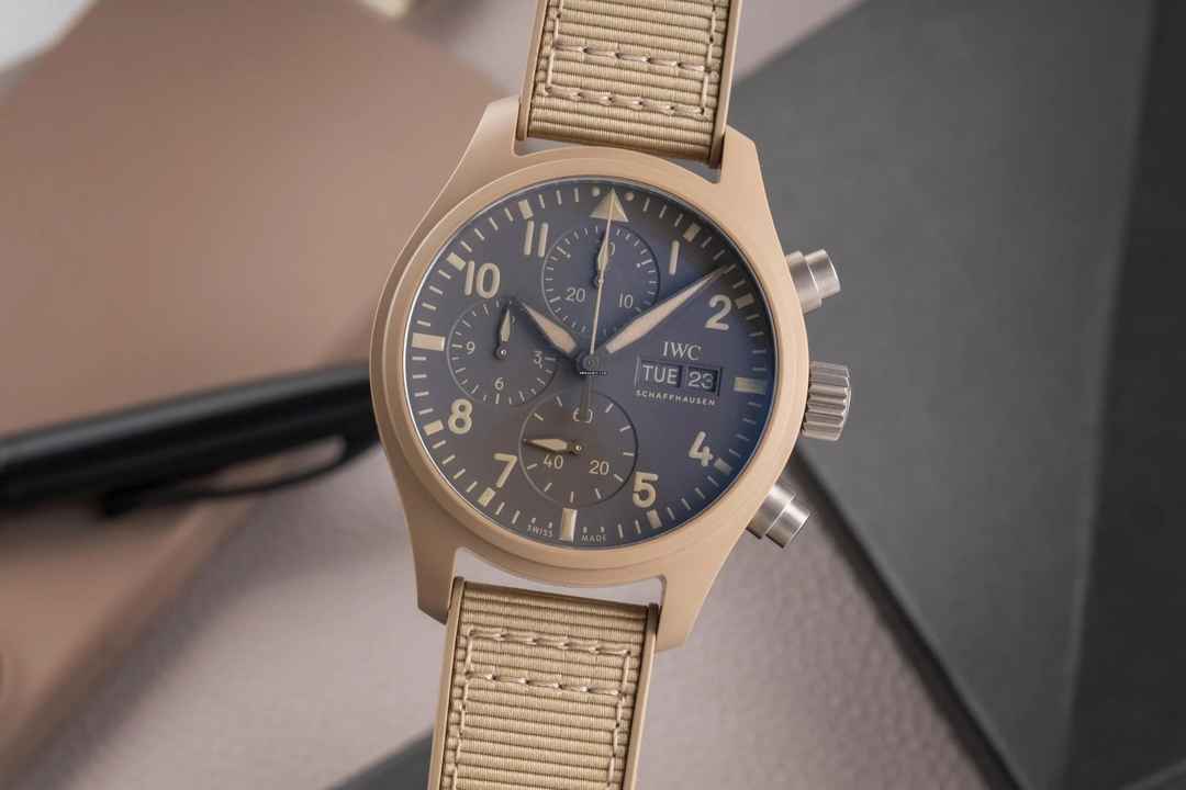  IWC Fliegeruhr Chronograph Top Gun Pilots Watch Chronograph 41 TOP GUN Mojave Desert Ref. IW389402 B&P 2023 