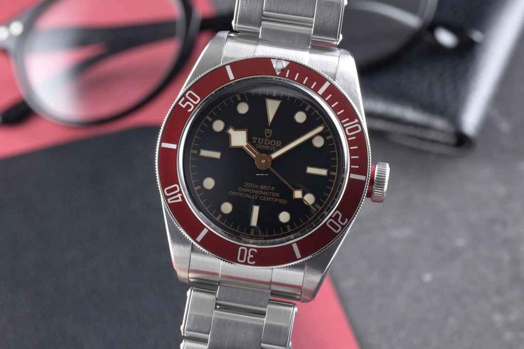  Tudor Black Bay 41 Red Edelstahl Automatik Herrenuhr Ref. 79230R Box 