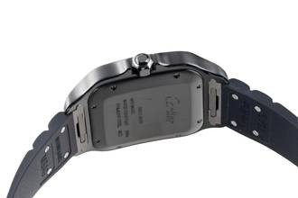 Thumbnail von Cartier Santos Black Edelstahl Automatik Herrenuhr Ref. WSSA0039 B&P 2020