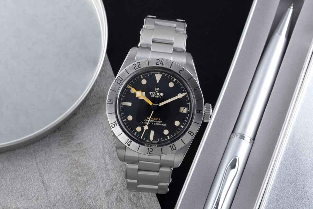  Tudor Black Bay Pro Edelstahl Automatik Herrenuhr Ref. M79470-0001 B&P 2022 