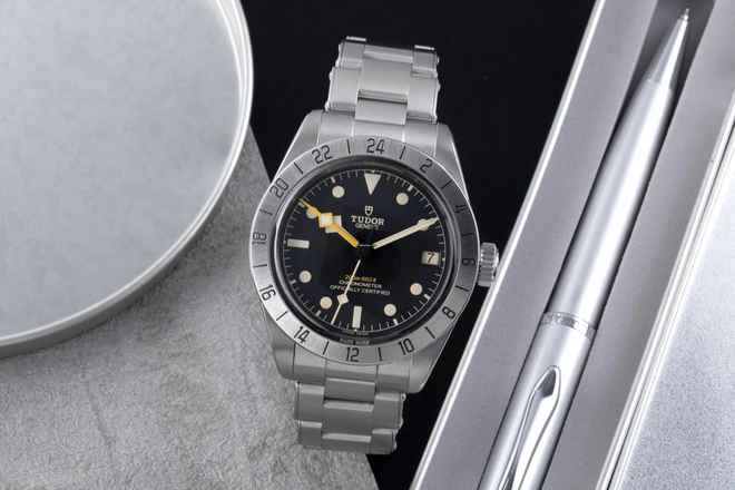  Tudor Black Bay Pro Edelstahl Automatik Herrenuhr Ref. M79470-0001 B&P 2022 