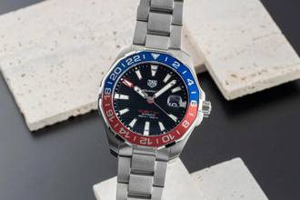 Thumbnail von TAG Heuer Aquaracer 300M GMT Automatik Stahl Ref. WAY201F.BA0927 B&P 2019