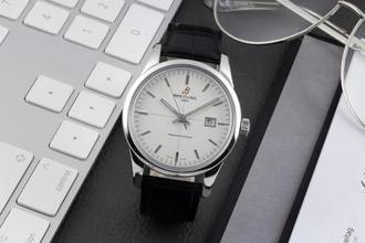 Thumbnail von Breitling Transocean Edelstahl Automatik Herrenuhr Ref. A1036012/G721 B&P 2014