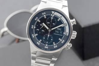 Thumbnail von IWC Aquatimer Chronograph Stahl Automatik Herrenuhr Ref. IW371928 Papiere