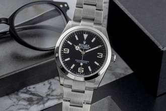 Thumbnail von Rolex Explorer 40 Oyster Edelstahl Automatik Herrenuhr Ref. 224270