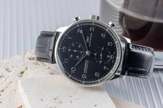 Thumbnail von IWC Portugieser Chronograph Automatik Stahl Herrenuhr Ref. IW371438 B&P 2015