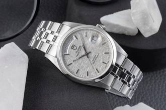 Thumbnail von Tudor Prince Date Day Linen Dial Edelstahl Automatik Herren Ref. 76200