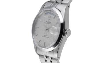 Thumbnail von Tudor Prince Date Day Linen Dial Edelstahl Automatik Herren Ref. 76200