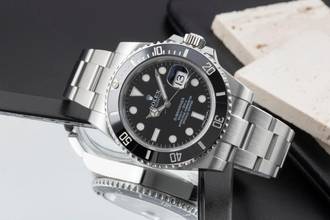 Thumbnail von Rolex Submariner Date 40 Stahl Automatik Herrenuhr Ref. 116610LN B&P 2015