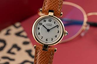 Thumbnail von Cartier Vendome must Vendome Louis Cartier SM Vermeil 925 Silber Ref. W1005354