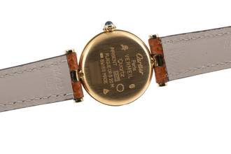 Thumbnail von Cartier Vendome must Vendome Louis Cartier SM Vermeil 925 Silber Ref. W1005354