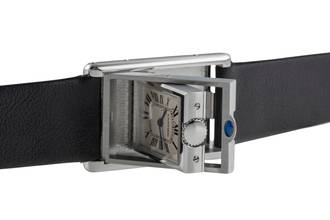 Thumbnail von Cartier Tank Basculante Edelstahl unisex Saphirglas Ref. W1011258 Klassiker B&P