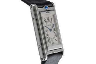 Thumbnail von Cartier Tank Basculante Edelstahl unisex Saphirglas Ref. W1011258 Klassiker B&P