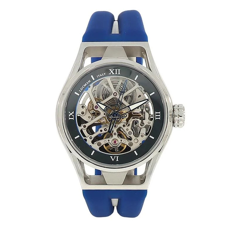Locman Montecristo Italy Montecristo Skeleton Herrenuhr Automatik Titan / Stahl 0538A20S-00ANSKSIB