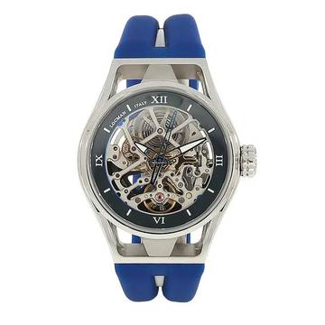  Locman Montecristo Italy Montecristo Skeleton Herrenuhr Automatik Titan / Stahl 0538A20S-00ANSKSIB 