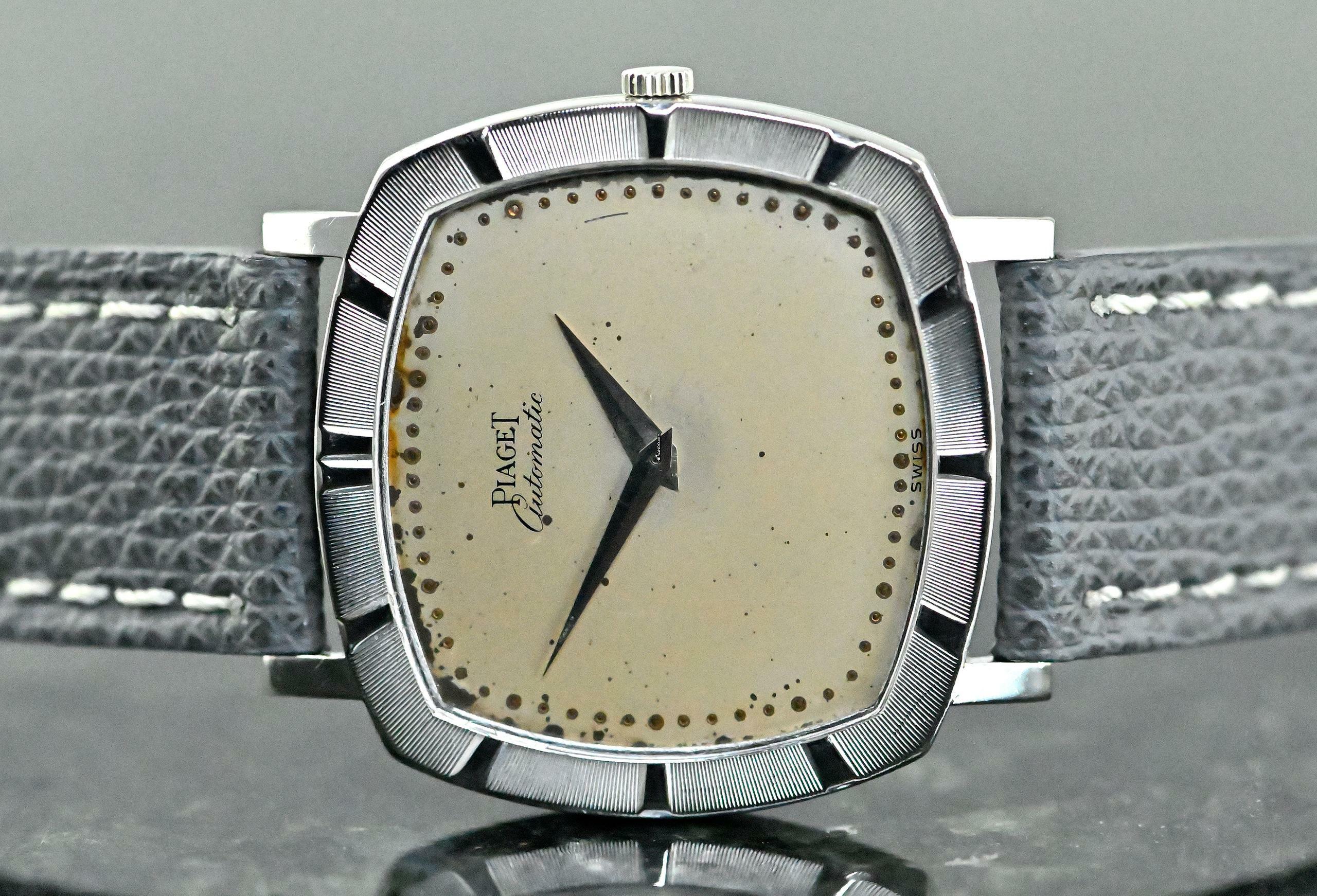 Thumbnail von Piaget rare TV Screen Dress Watch | 12423 | Automatic Cal. 12P | white gold