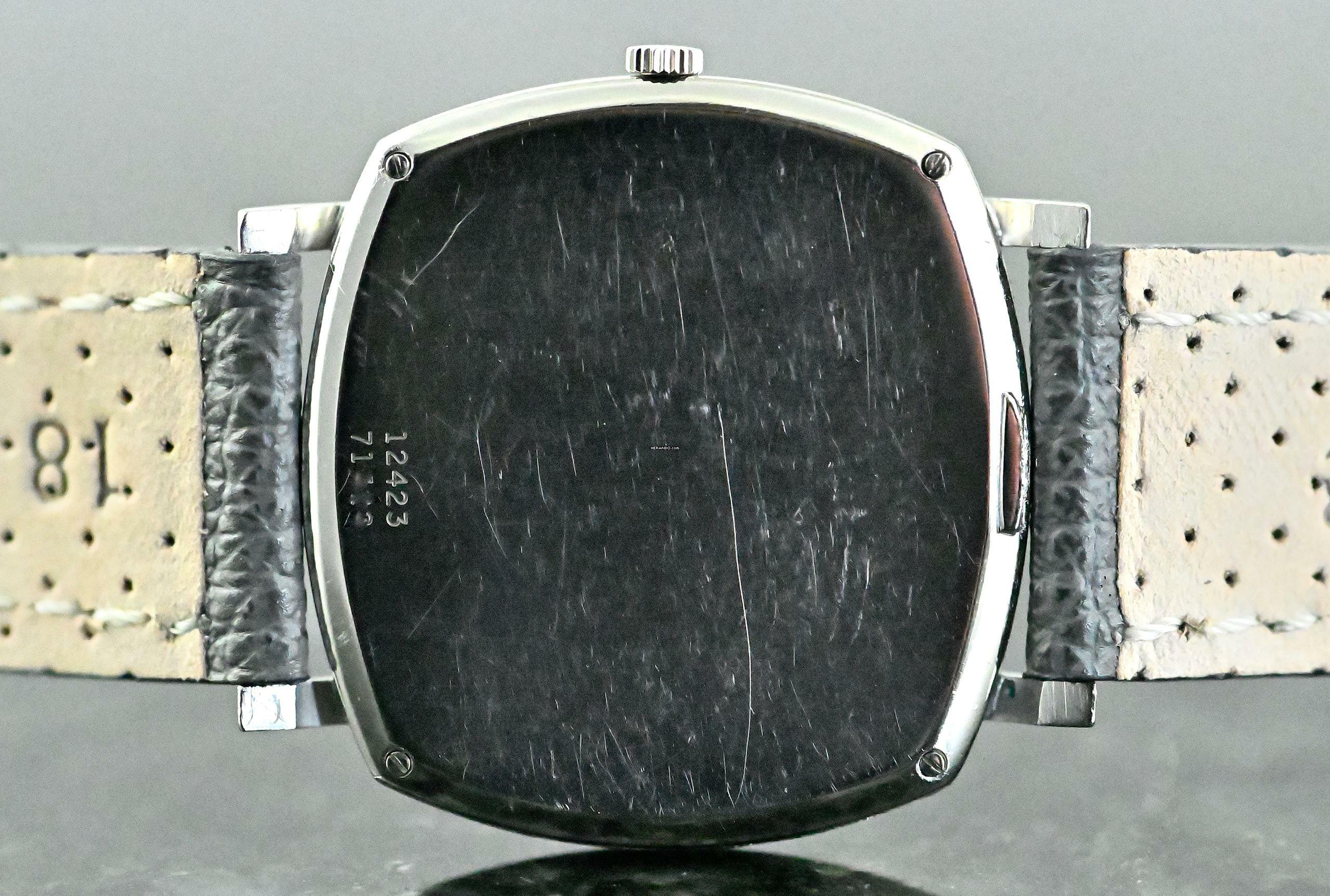 Thumbnail von Piaget rare TV Screen Dress Watch | 12423 | Automatic Cal. 12P | white gold