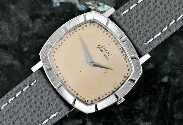  Piaget rare TV Screen Dress Watch | 12423 | Automatic Cal. 12P | white gold 