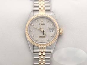  Rolex Lady-Datejust Edelstahl Gelbgold 750 Diamanten Automatik Gold Stahl Damen 