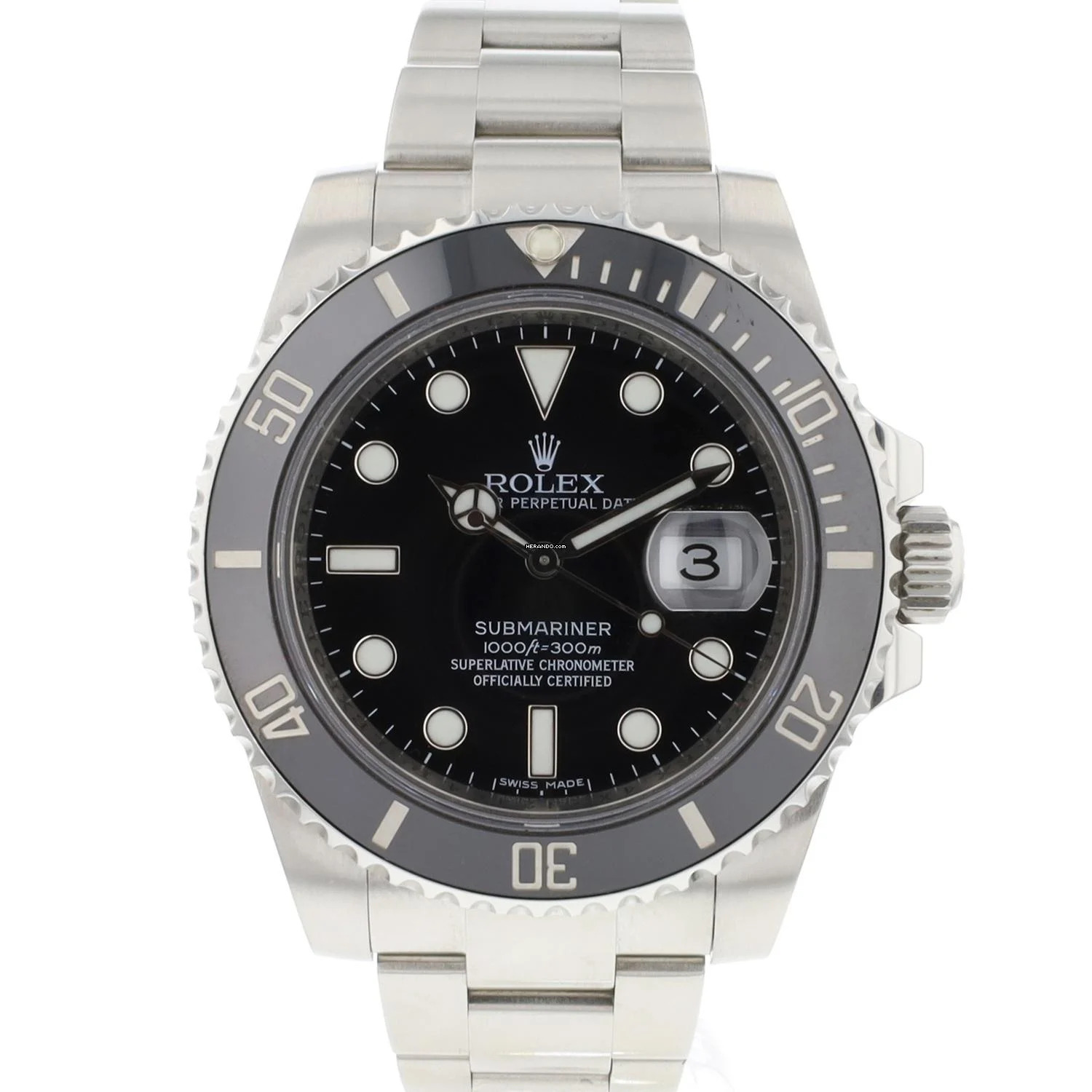  Rolex Submariner Date Black Ceramic 116610LN 