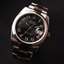 Thumbnail von Rolex Datejust 36 Everose/Steel Black Concentric Dial