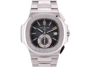 Thumbnail von Patek Philippe Nautilus 5980/1a Blue Dial - Punzone Di Ginevra Like New - Full Set 2008 Ita