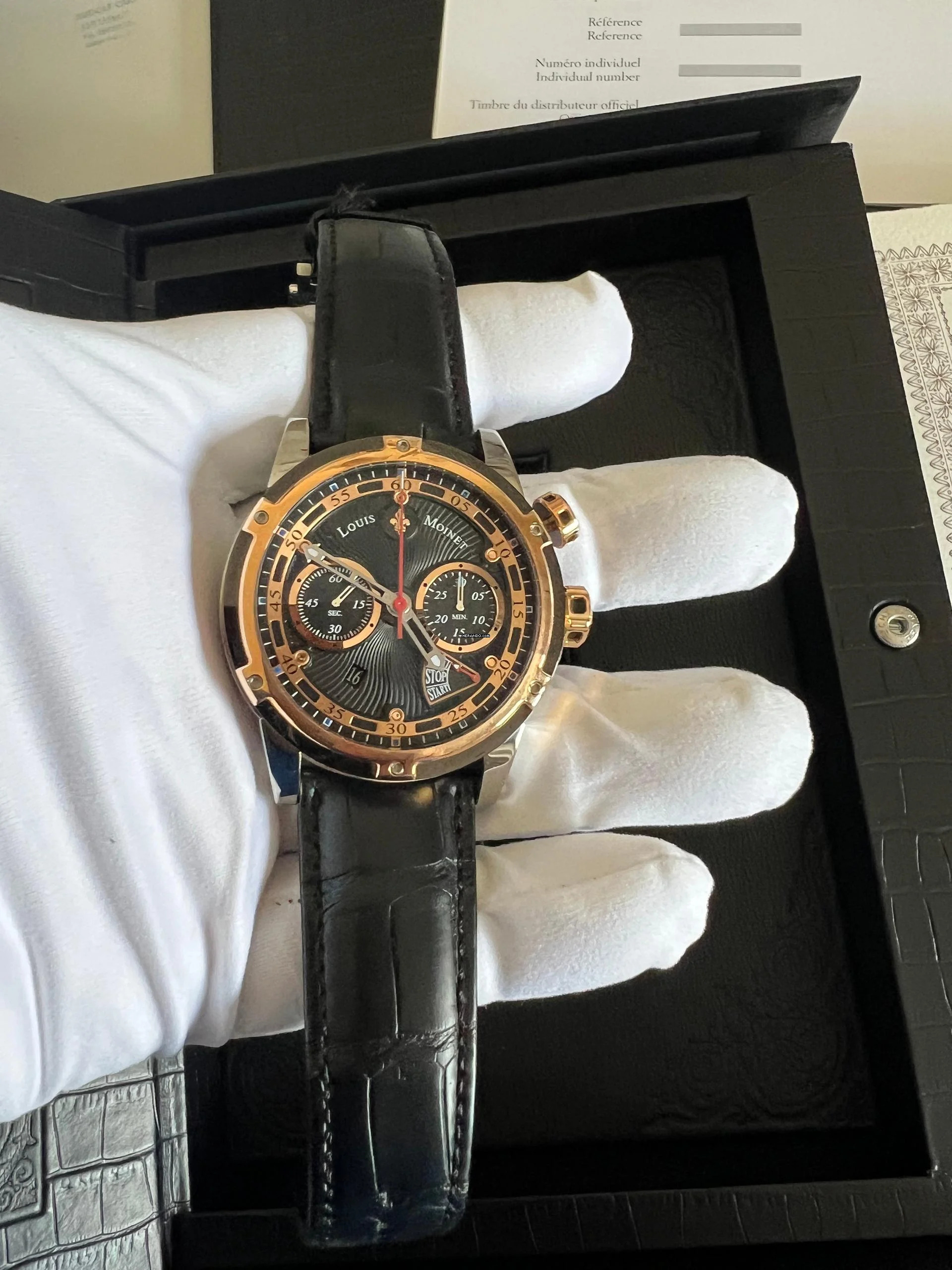 Thumbnail von Louis Moinet Jules Verne Instrument III Black/Gold