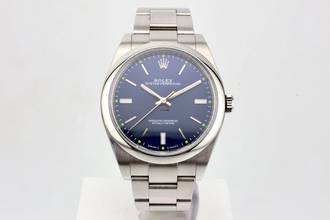 Thumbnail von Rolex Oyster Perpetual 39 Mm Blue Dial - With Box And Papers - 114300 2020