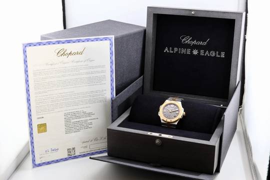  Chopard Alpine Eagle Large Steel / Gold - With Box And Papers - 298600-6001 2020 
