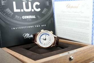 Thumbnail von Chopard L.U.C Time Traveler One In Rose Gold - With Box And Papers - 161942-5001 2019