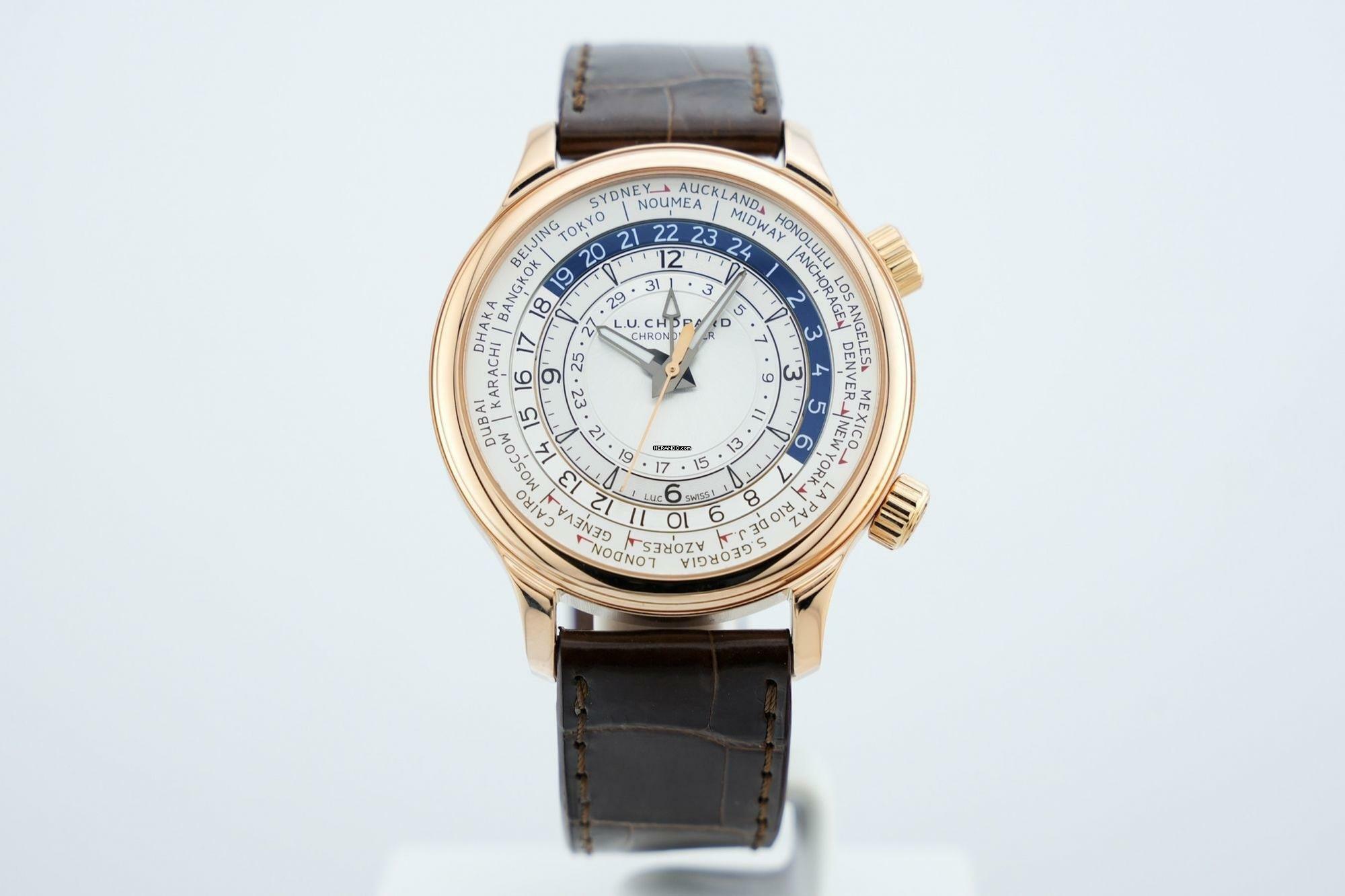 Thumbnail von Chopard L.U.C Time Traveler One In Rose Gold - With Box And Papers - 161942-5001 2019