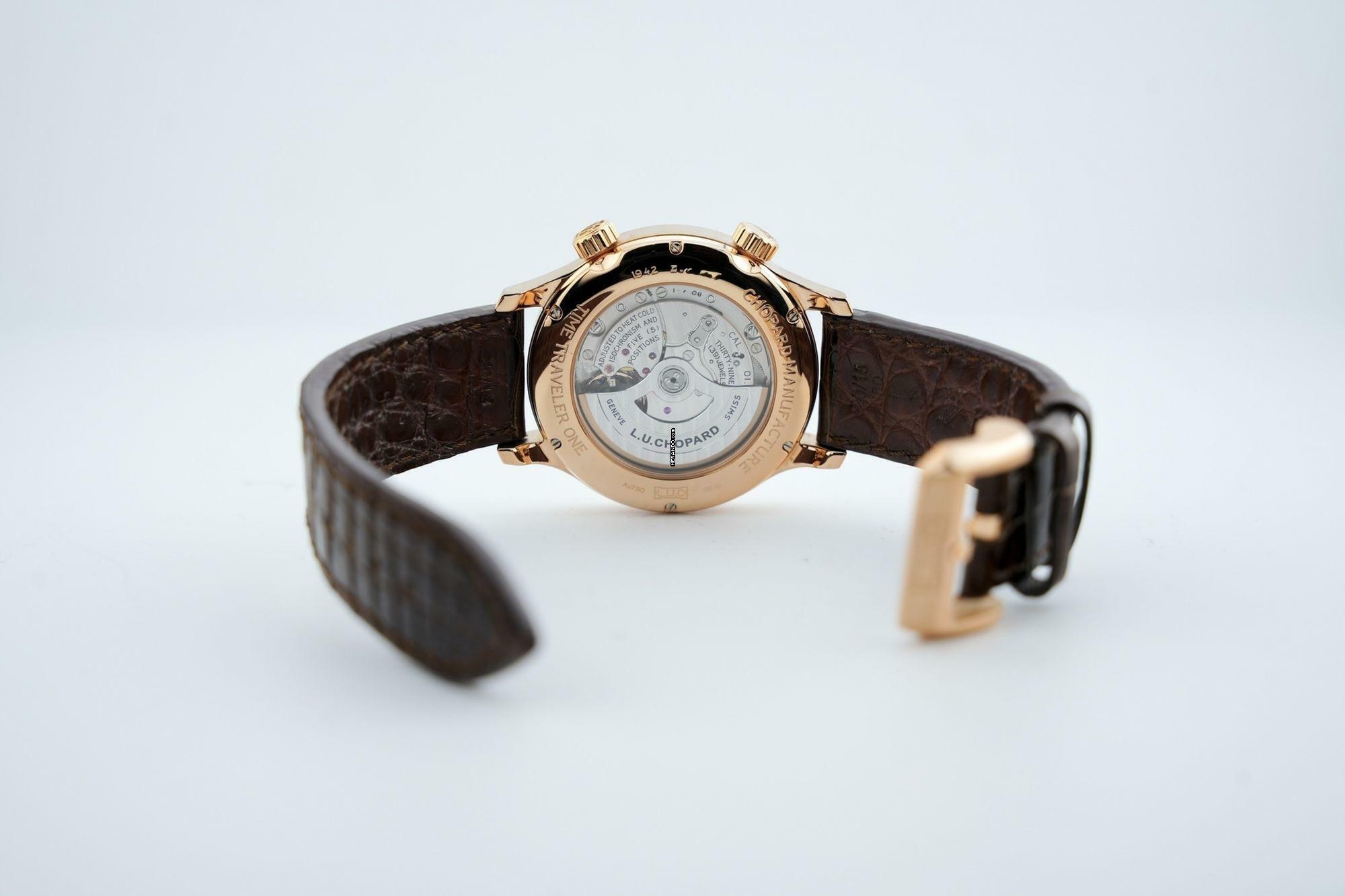 Thumbnail von Chopard L.U.C Time Traveler One In Rose Gold - With Box And Papers - 161942-5001 2019