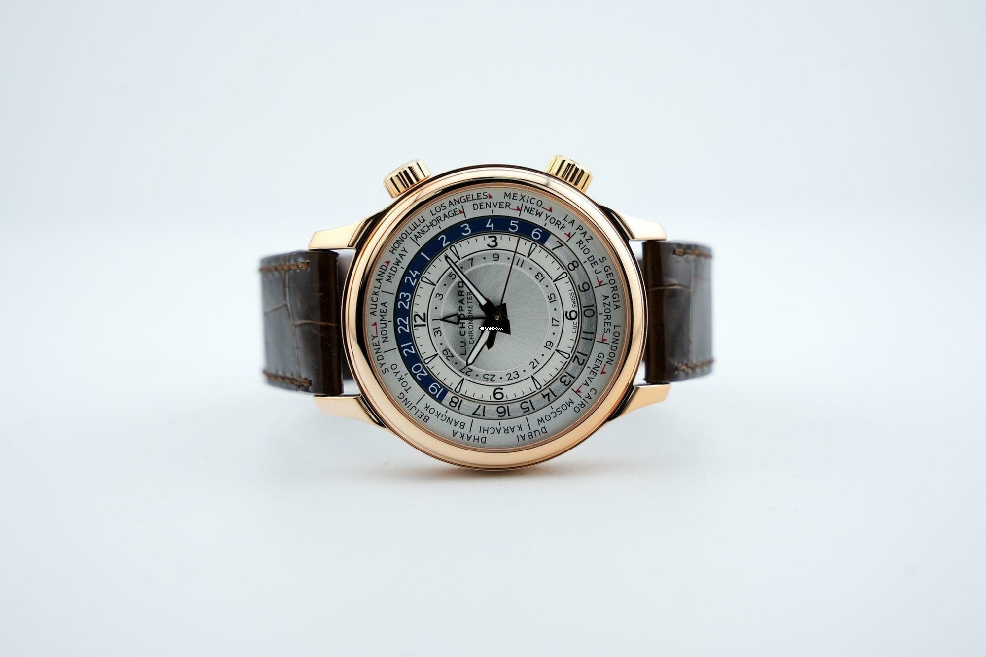 Thumbnail von Chopard L.U.C Time Traveler One In Rose Gold - With Box And Papers - 161942-5001 2019