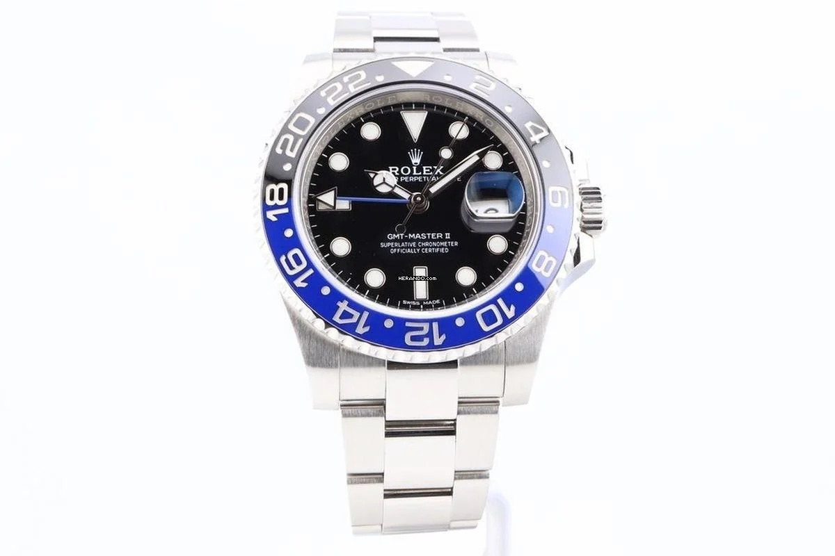  Rolex GMT-Master II Batman - BLNR - With Box And Papers - 116710BLNR 2015 