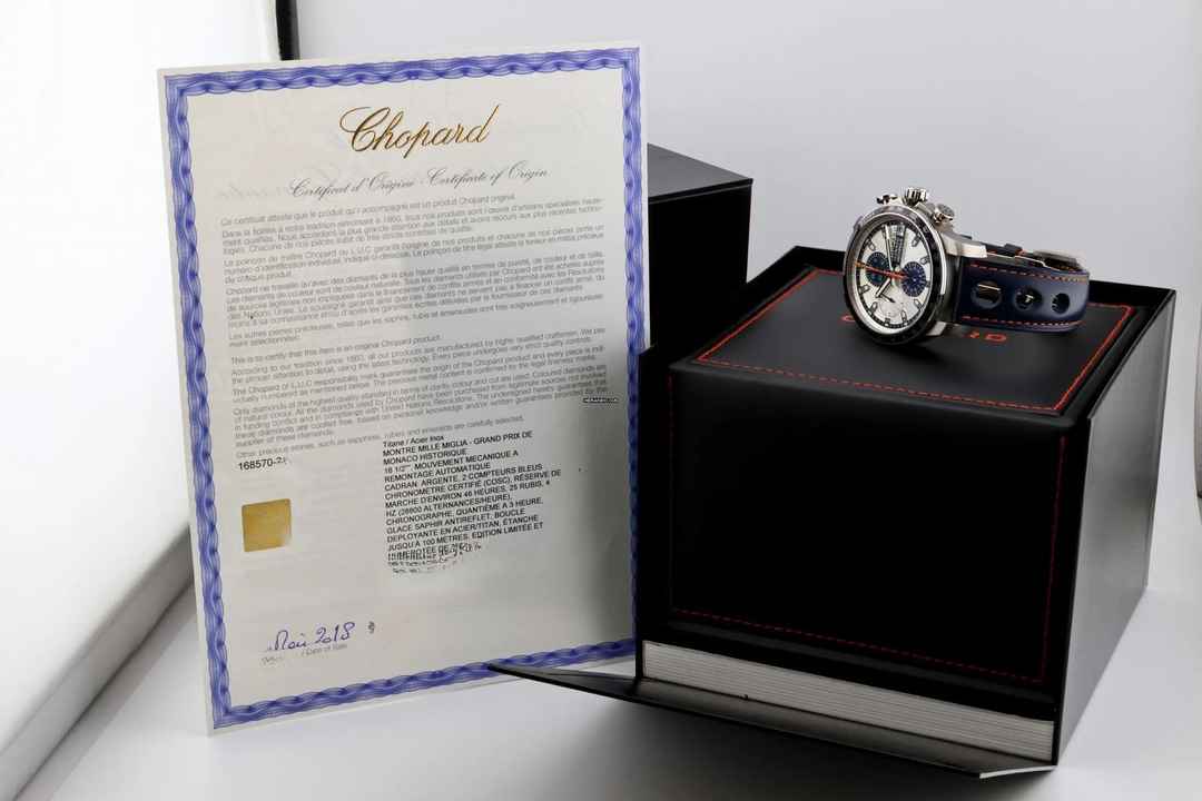  Chopard Grand Prix de Monaco Historique Mille Miglia Grand Prix De Monaco Historique - Limited Edition - With Box And Papers - 168570-3004 2018 