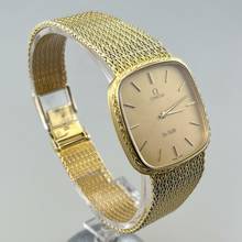 Thumbnail von Omega De Ville Herren / Unisex Vintage Armbanduhr Quarz 1365 Gehäuse und Band 14 K 585 Gelbgold Original Box Erstbesitz