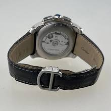 Thumbnail von Cartier Calibre de Cartier Chronograph W7100046 Stahlgehäuse Lederband mit Faltschließe Full Set