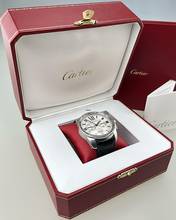 Thumbnail von Cartier Calibre de Cartier Chronograph W7100046 Stahlgehäuse Lederband mit Faltschließe Full Set