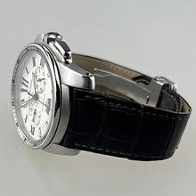Thumbnail von Cartier Calibre de Cartier Chronograph W7100046 Stahlgehäuse Lederband mit Faltschließe Full Set