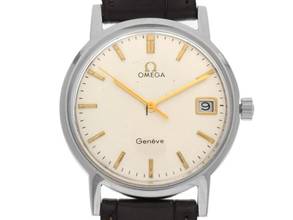 Thumbnail von Omega Genevé Ref.136.070 1970 original Box sehr gut Vintage