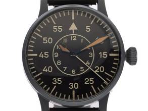 Thumbnail von Laco Fliegeruhr B-Uhr WW2 Navigator Ref.23883 original Box sehr gut Vintage