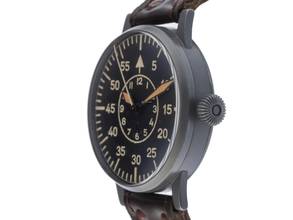 Thumbnail von Laco Fliegeruhr B-Uhr WW2 Navigator Ref.23883 original Box sehr gut Vintage