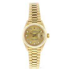 Thumbnail von Rolex Lady-Datejust 26 Yellow Gold President Diamond Dial