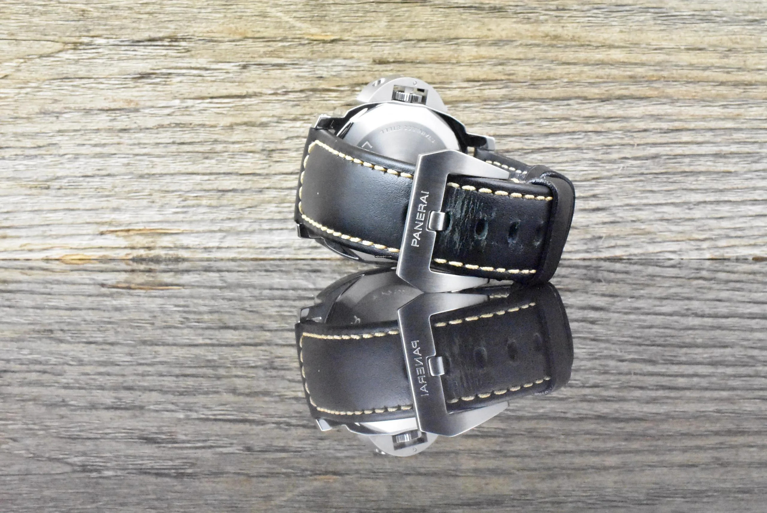 Thumbnail von Panerai Luminor Base Logo 44mm Black Dial Full Set 2020