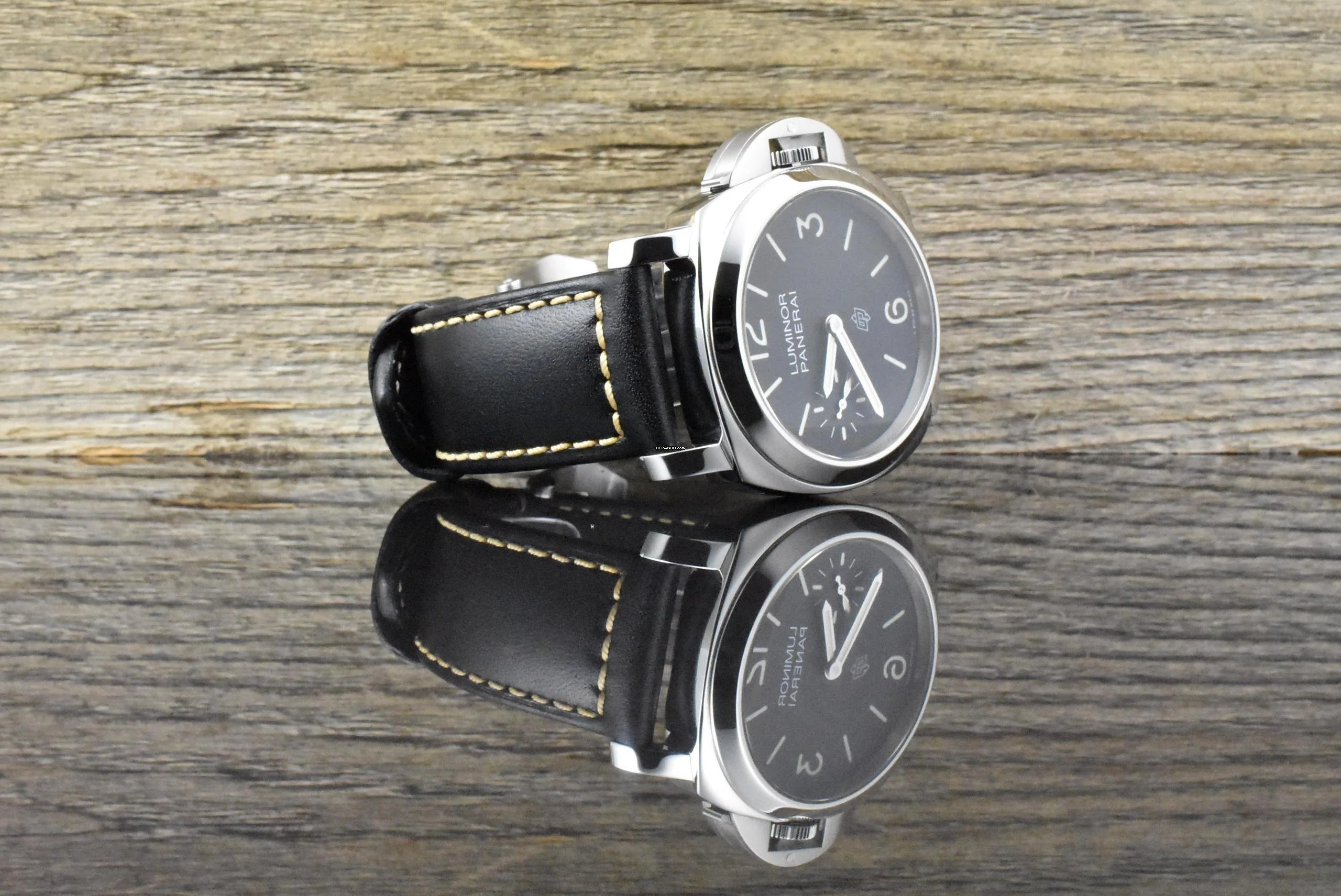 Thumbnail von Panerai Luminor Base Logo 44mm Black Dial Full Set 2020