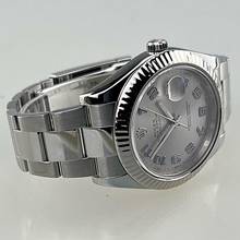 Thumbnail von Rolex Datejust II Stahlgehäuse Weißgoldlünette 41 mm Zifferblatt silber arabische Ziffern LC100 Full Set deutsche Auslieferung EK 10/2009 Revision 11/2025