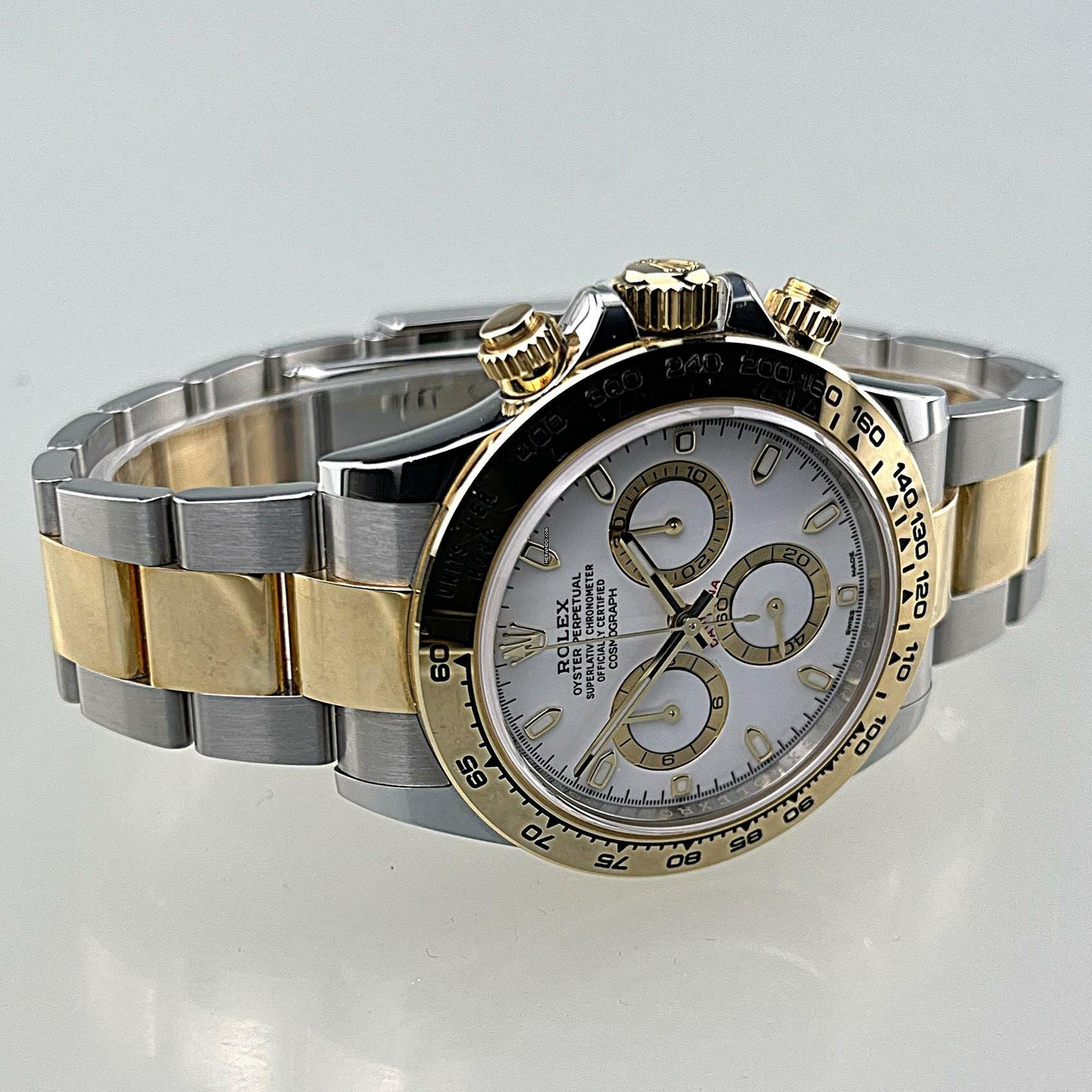 Thumbnail von Rolex Daytona Stahl Gelbgold Zifferblatt weiß 116503 Originalzustand nicht poliert perfektes Full Set EK 02/2020 Erstbesitz