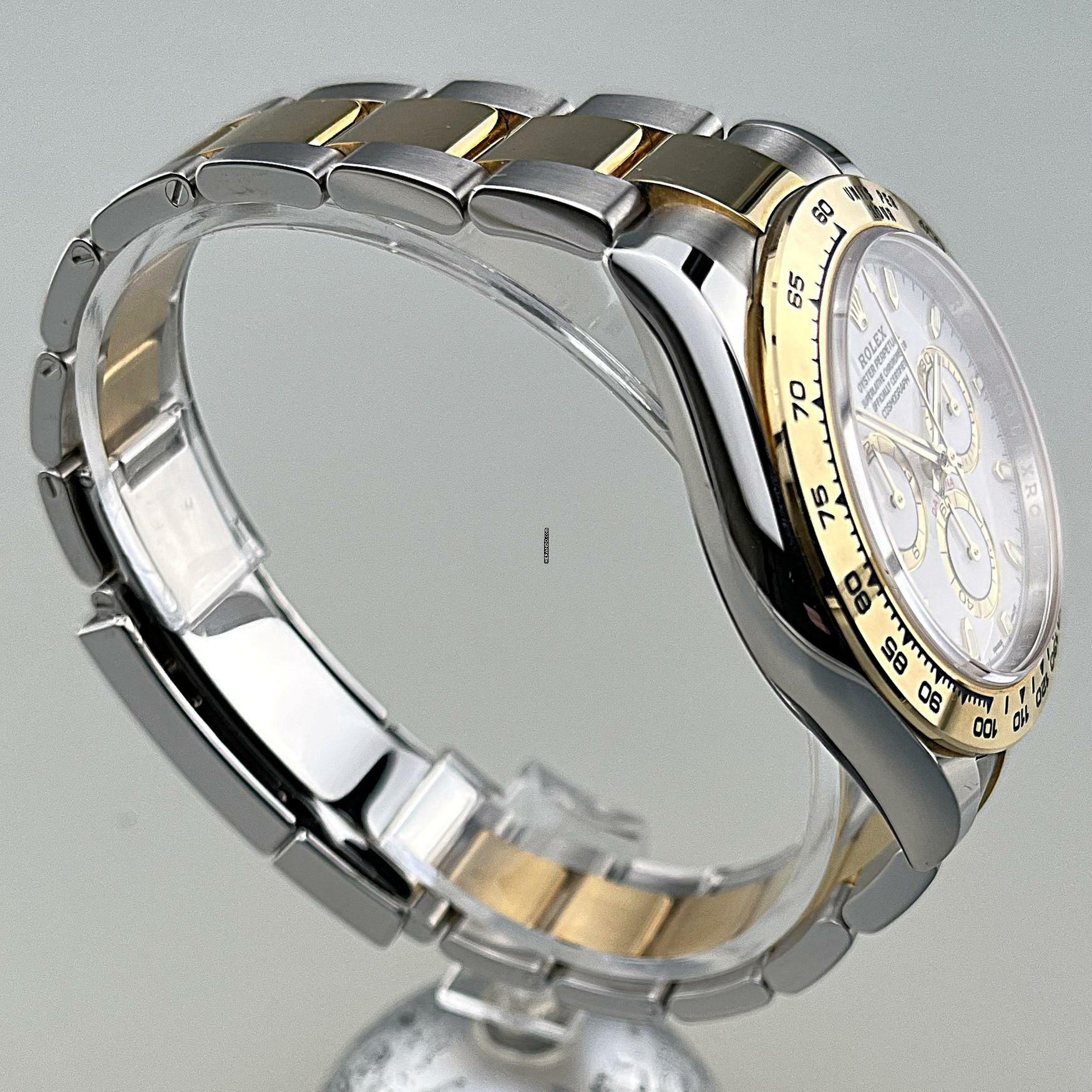 Thumbnail von Rolex Daytona Stahl Gelbgold Zifferblatt weiß 116503 Originalzustand nicht poliert perfektes Full Set EK 02/2020 Erstbesitz