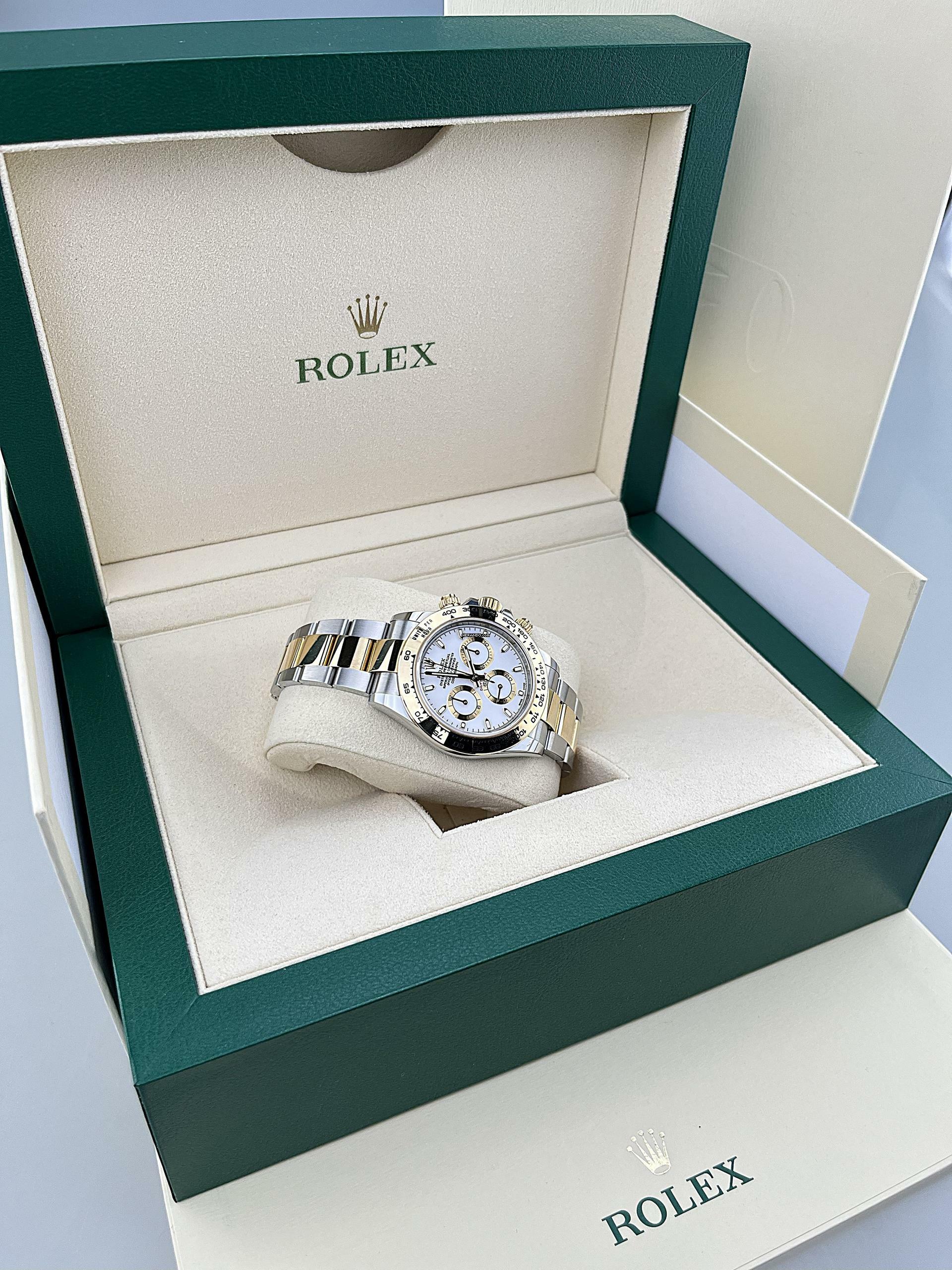 Thumbnail von Rolex Daytona Stahl Gelbgold Zifferblatt weiß 116503 Originalzustand nicht poliert perfektes Full Set EK 02/2020 Erstbesitz