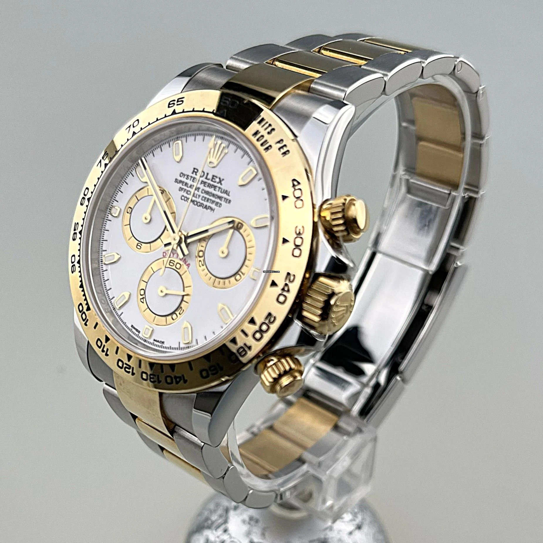 Thumbnail von Rolex Daytona Stahl Gelbgold Zifferblatt weiß 116503 Originalzustand nicht poliert perfektes Full Set EK 02/2020 Erstbesitz